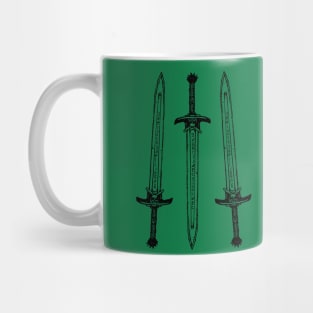 White Album - Swords (black) Mug